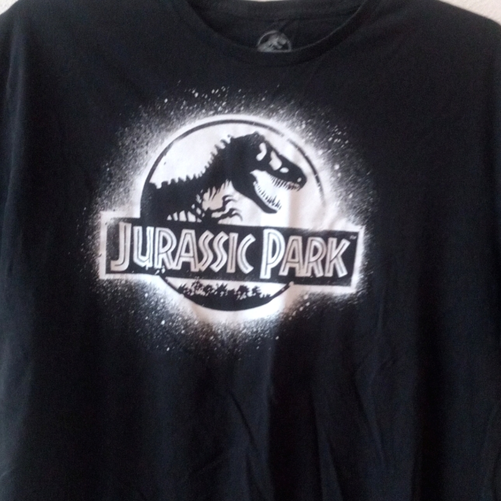 Jurassic World Park Black Short Sleeve XL - Picture 2 of 4
